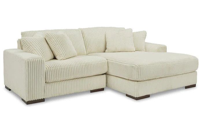 Lindyn Ivory Small Chaise Sectional