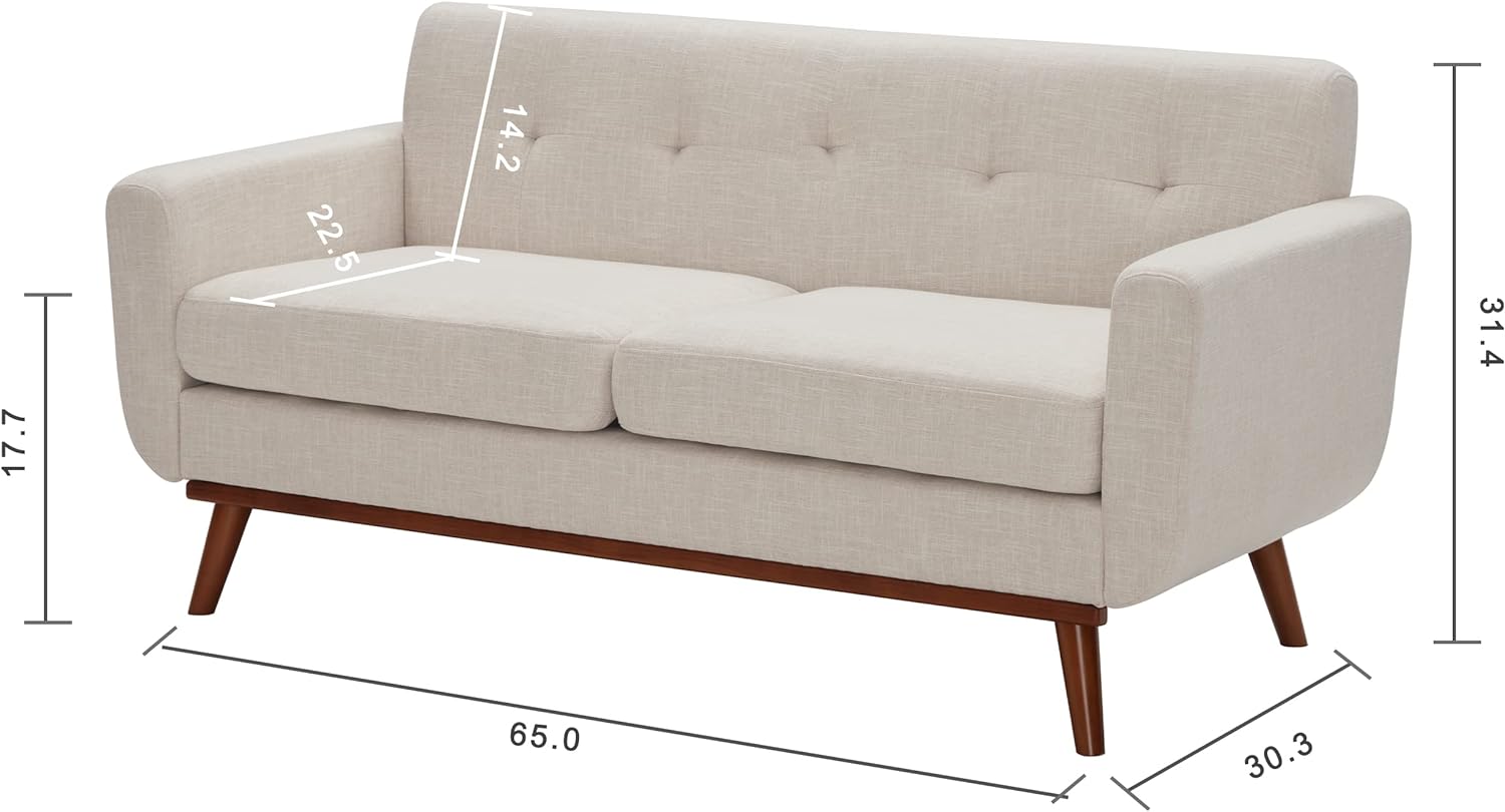 Harmony Beige Loveseat