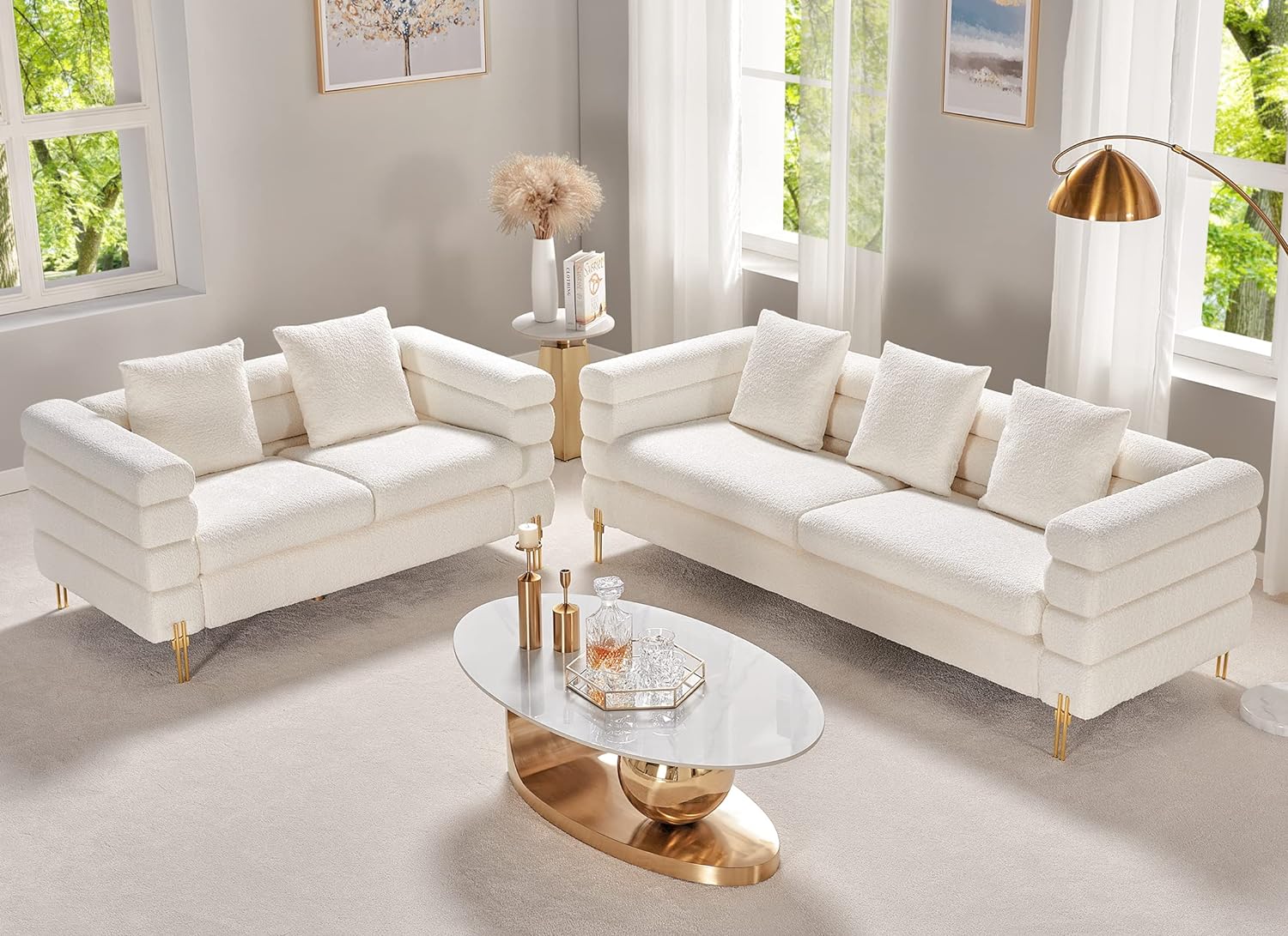 Kylie Bouclé Elegance Sofa