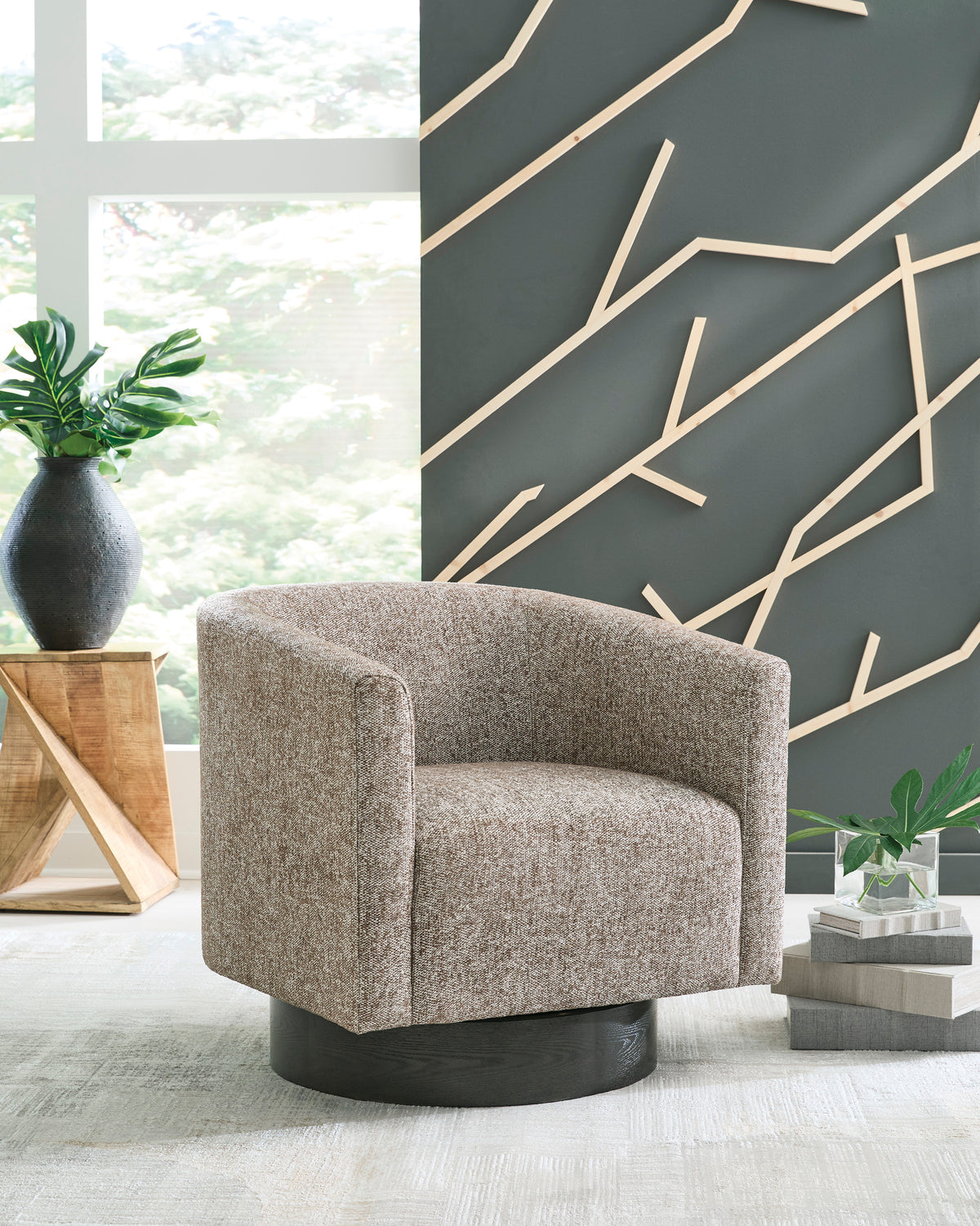Jorryn Swivel Accent Chair - Brown