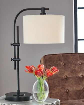 Baronvale Accent Lamp on table next to couch