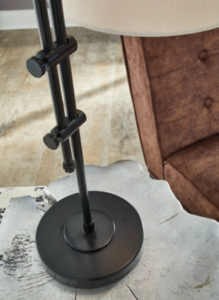 Bottom of Baronvale Accent Lamp while on table