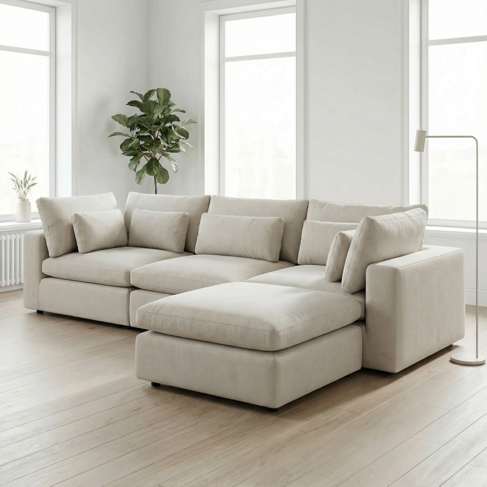 Aria Cloud™ Cloud Modular Sectional | 4-Piece