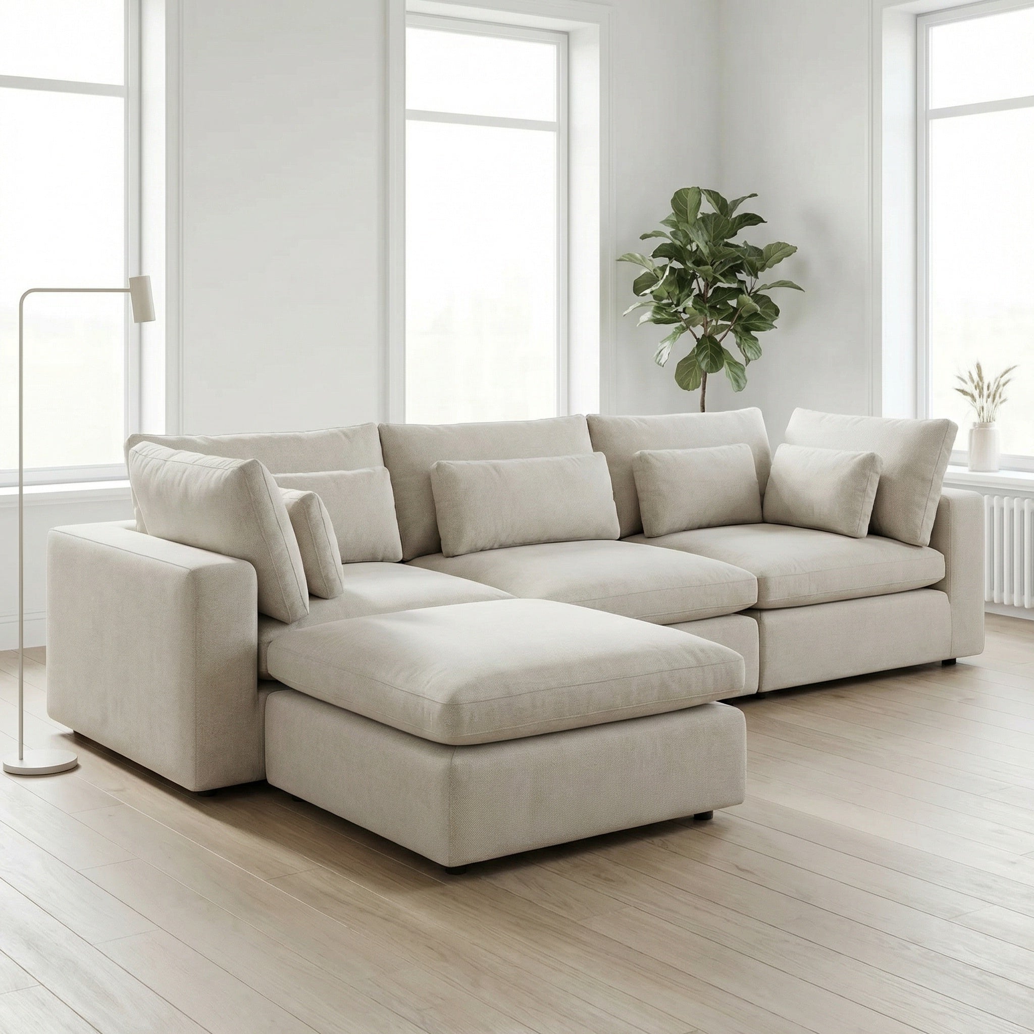 Aria Cloud™ Cloud Modular Sectional | 4-Piece