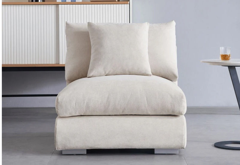 Feather Armless Chair