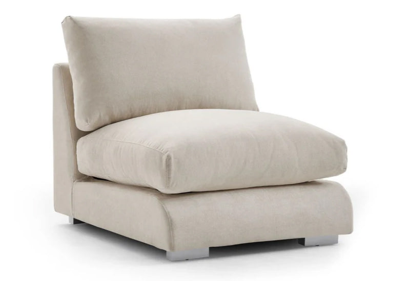Feather Armless Chair