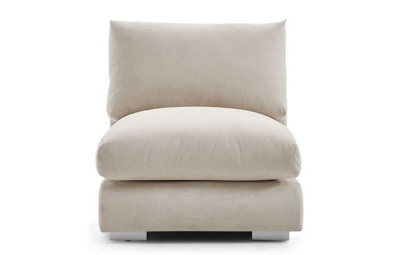 Feather Armless Chair