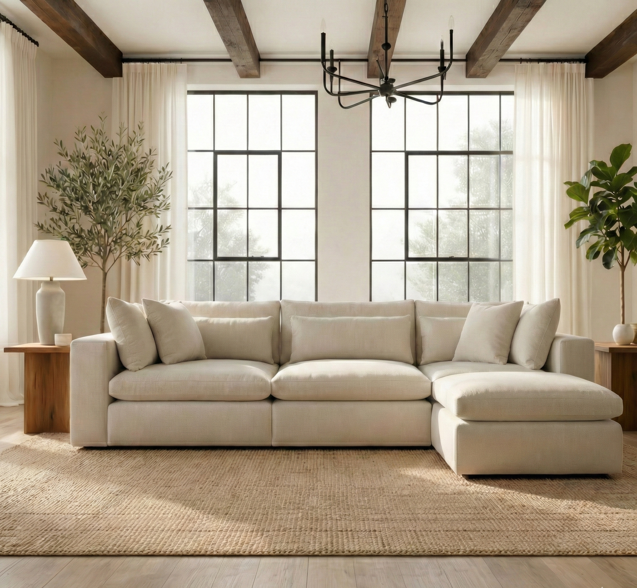 Aria Cloud™ Cloud Modular Sectional | 4-Piece