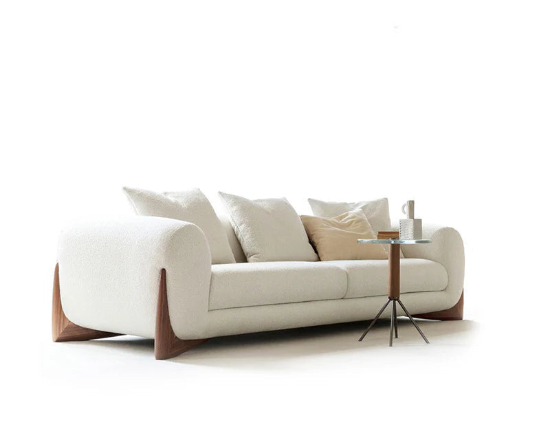 Luna Bouclé Sofa Italian-Inspired Minimal Luxury Design