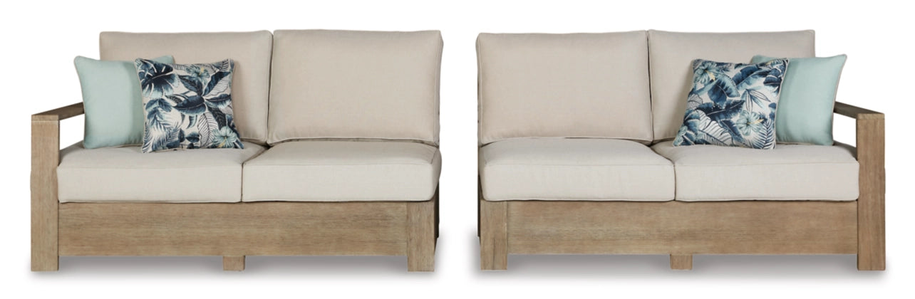 Silo Point 3-Piece Outdoor Sectional with Coffee Table and End Table