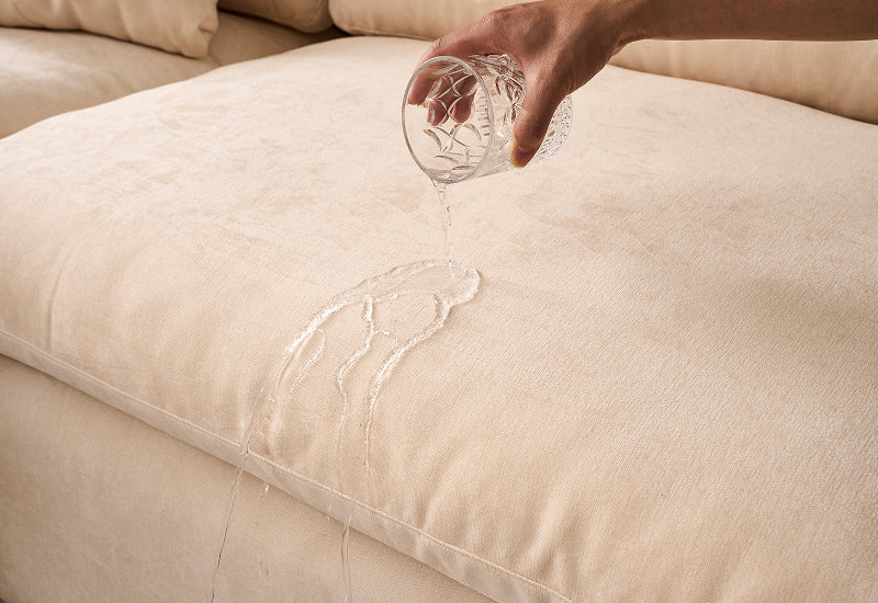 Snuggle Beige Down Filled Cloud Couch