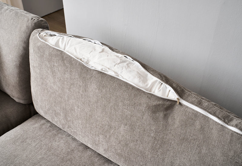Snuggle Grey Down Filled Cloud Couch