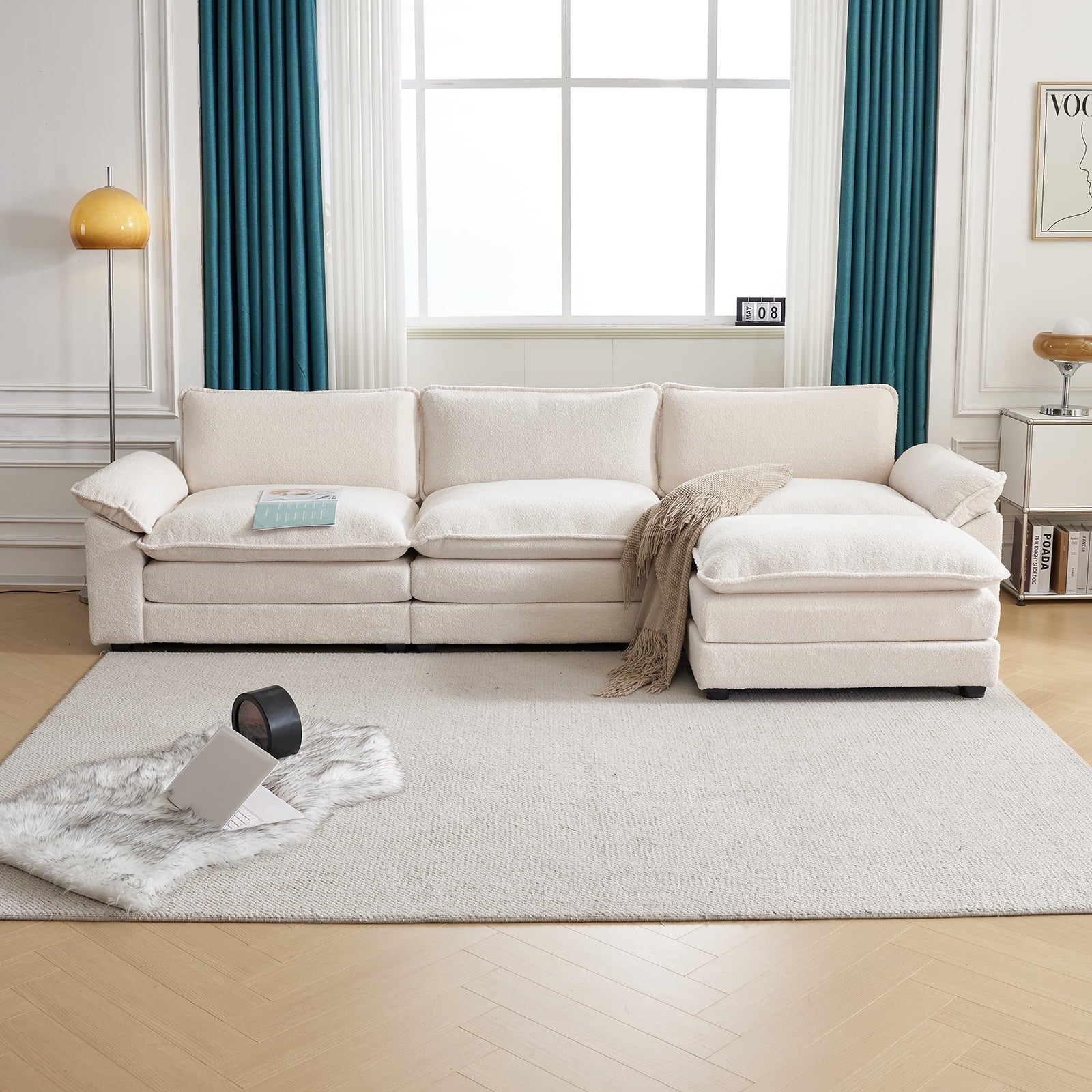 Front view of Dream Mellow Double Cushion Sofa