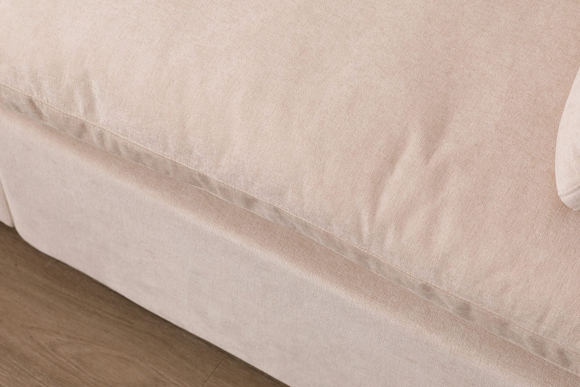 Snuggle Beige Down Filled 5 Piece Cloud Couch