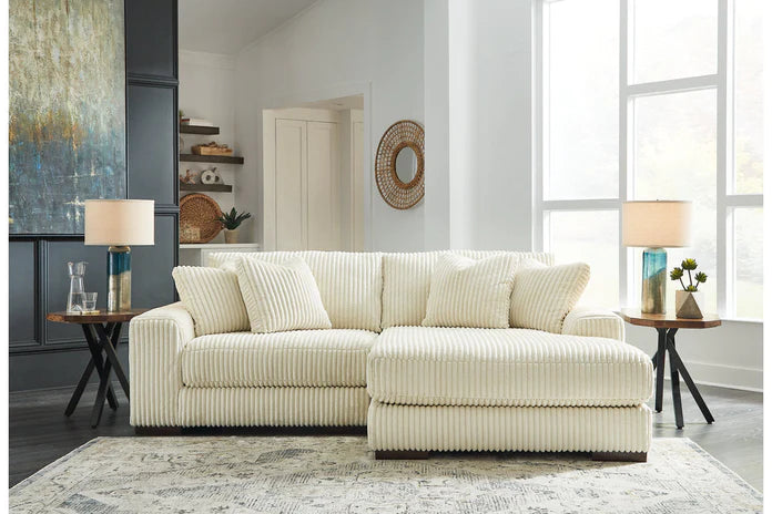 Lindyn Ivory Small Chaise Sectional