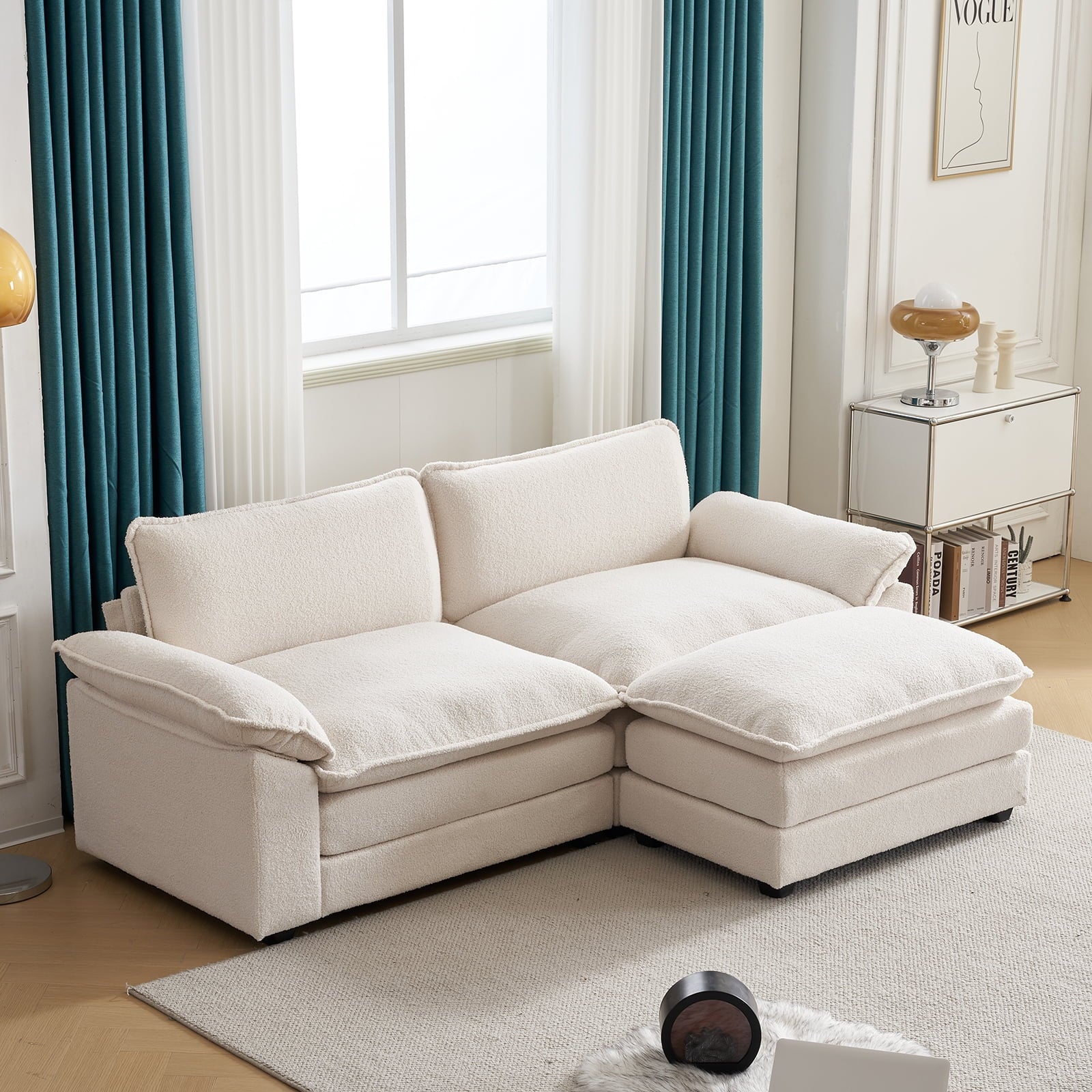 Dream Mellow Double Cushion Sofa two seater in living room