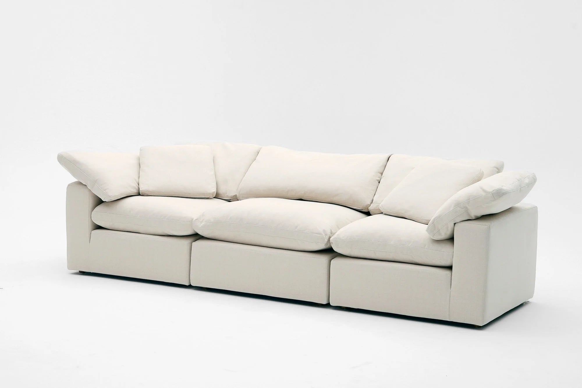 Emily Linen 130" Cloud Modular Couch