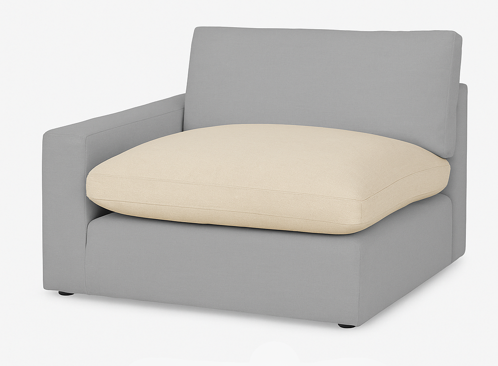 Elyza Linen Sectional Replacement Covers – Washable Linen Slipcover