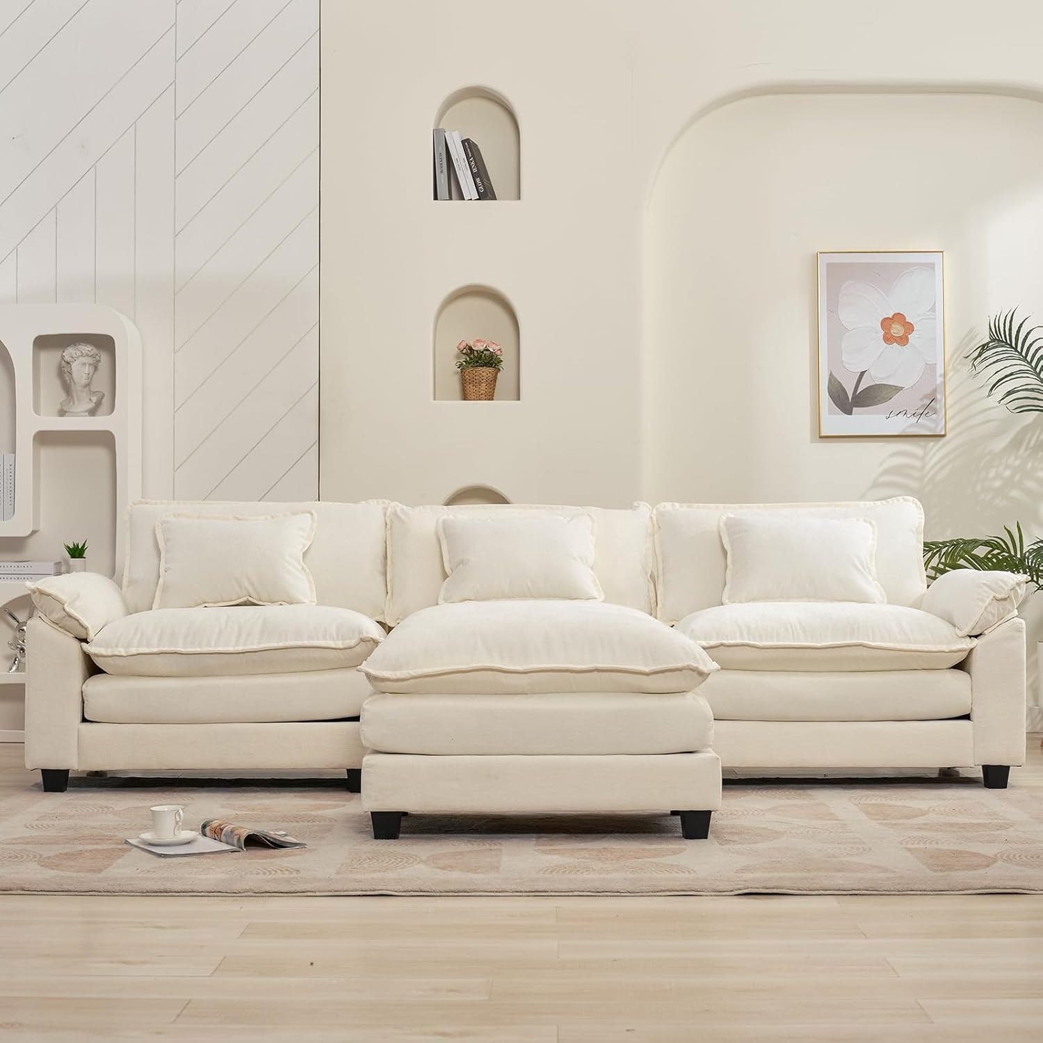 Dream Mellow™ Chenille Double Cushion Sofa