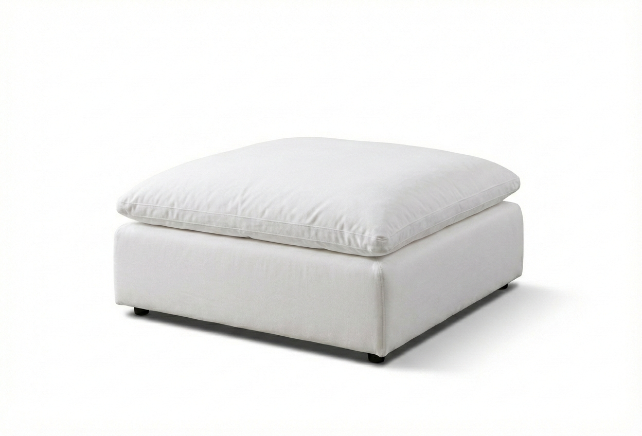 Snuggle Grey Ottoman