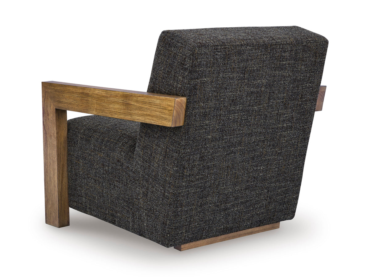 Dorney Accent Chair - Charcoal/Brown