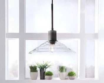 Chaness Pendant Light hanging in front of kitchen sink