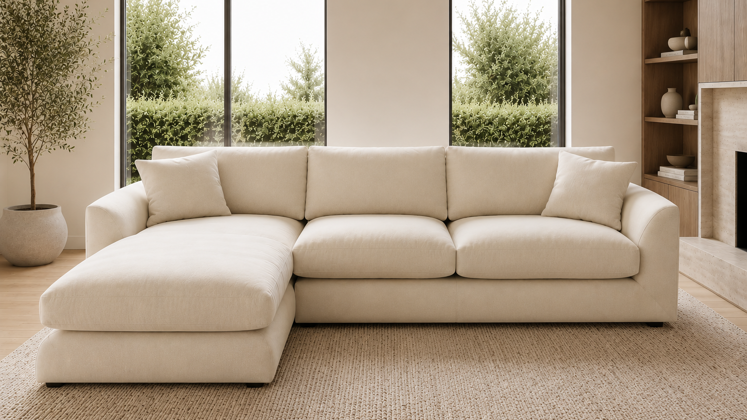 Belle Feather Cloud Couch Sectional