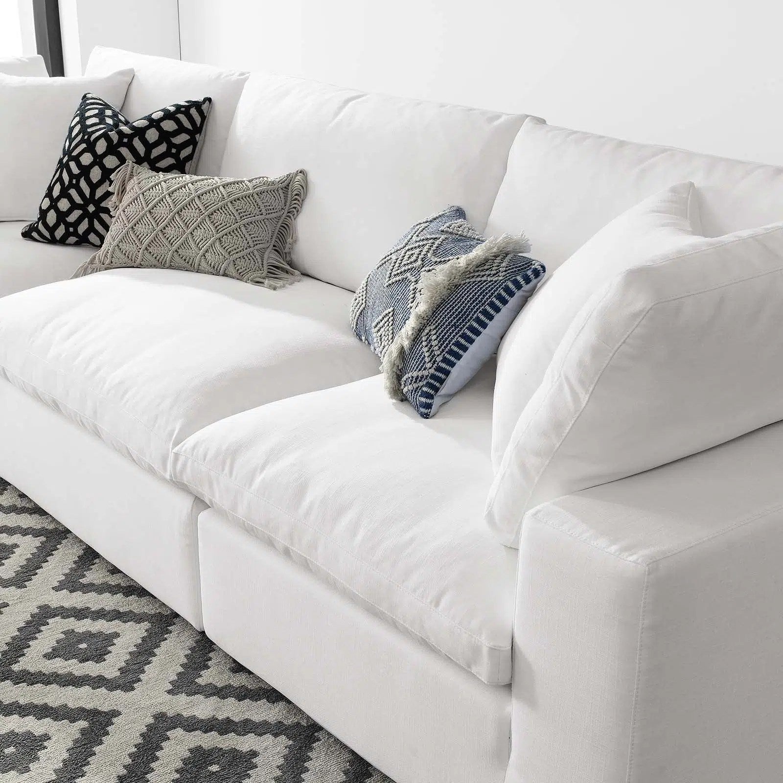 Dream White Cloud Modular Sectional Sofa