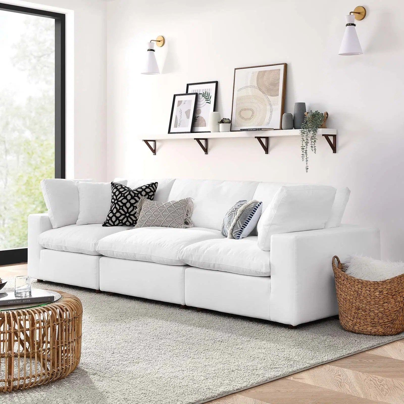 Dream White Cloud Modular Sectional Sofa