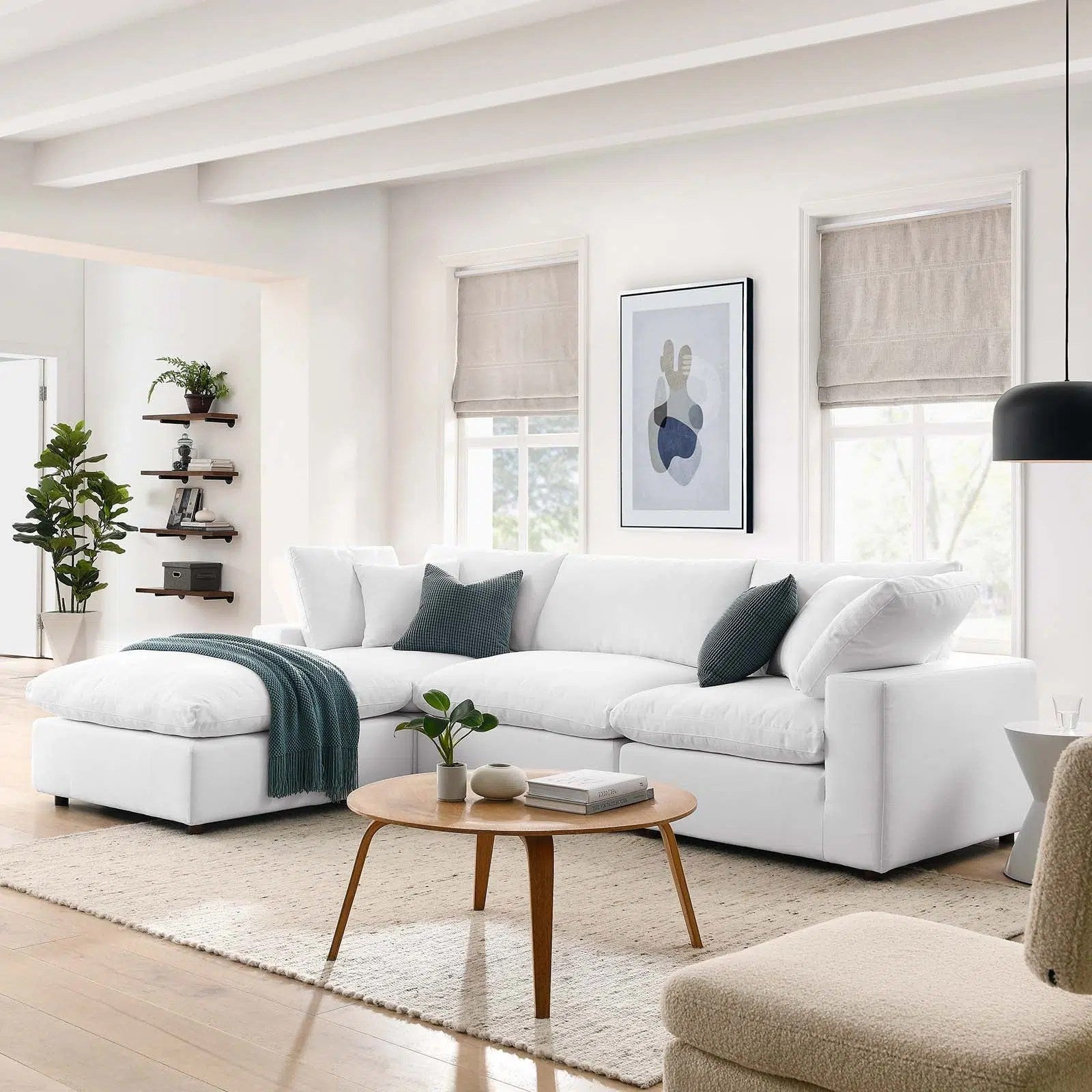 Dream White Cloud Modular Sectional Sofa