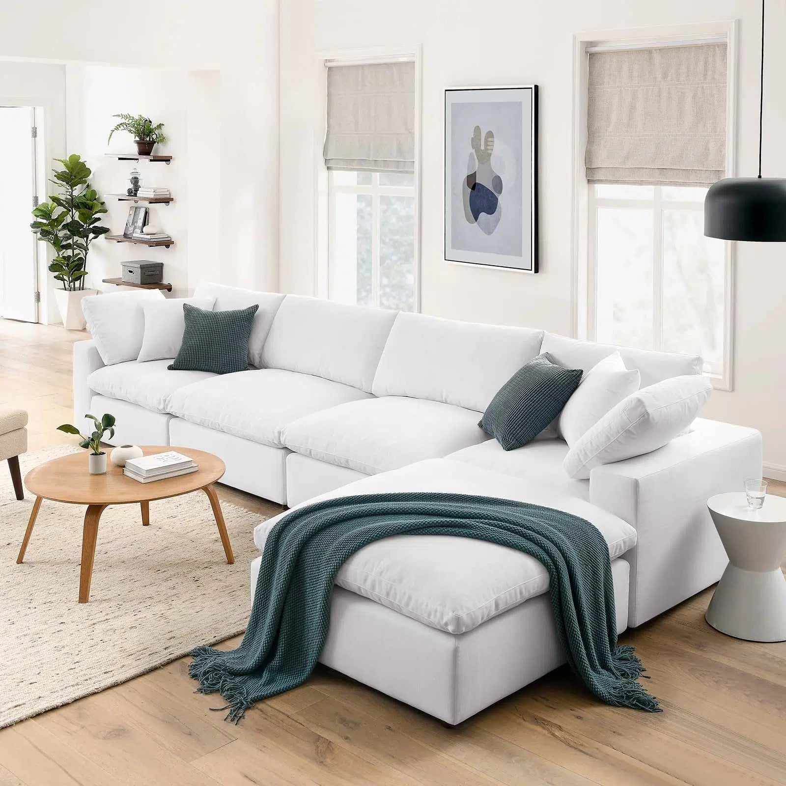 Dream White Cloud Modular Sectional Sofa