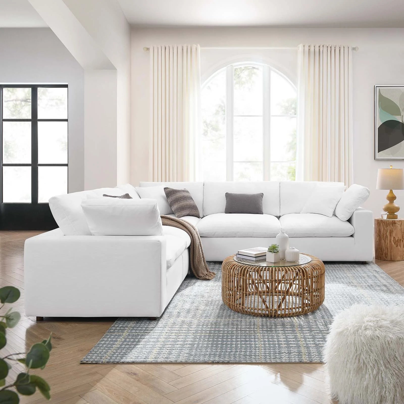 Dream White Cloud Modular Sectional Sofa