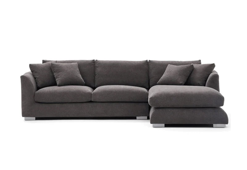 Gray Belle Feather Cloud Couch Sectional