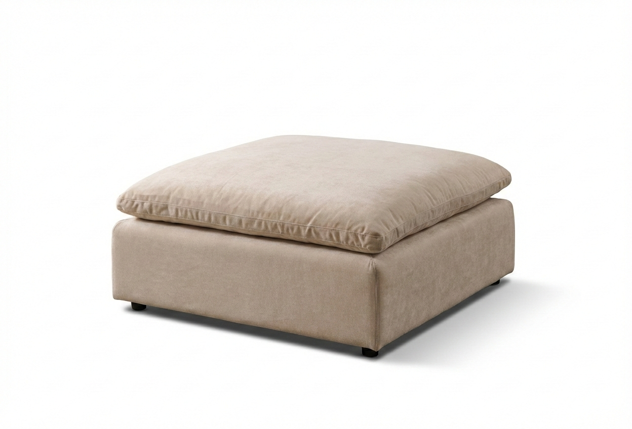 Snuggle Grey Ottoman