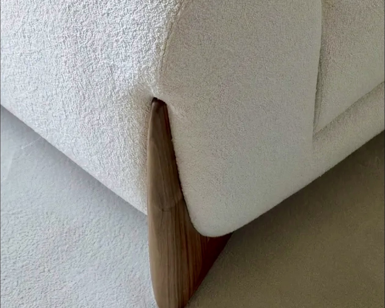 Luna Bouclé Sofa Italian-Inspired Minimal Luxury Design