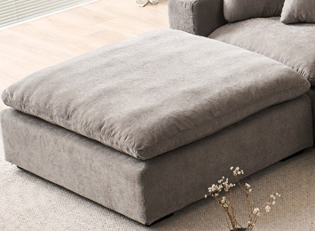 Snuggle Grey Ottoman