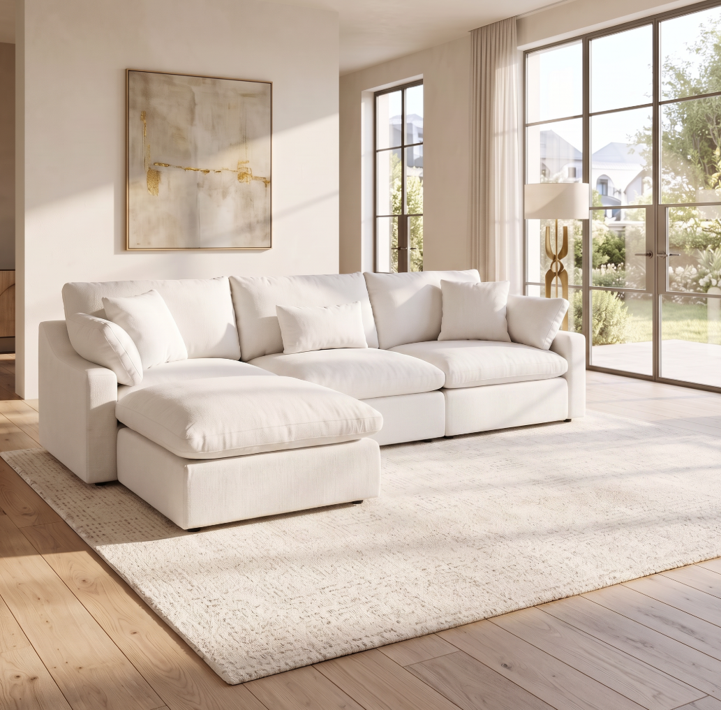 Cove White Cloud Couch Modular Sectional