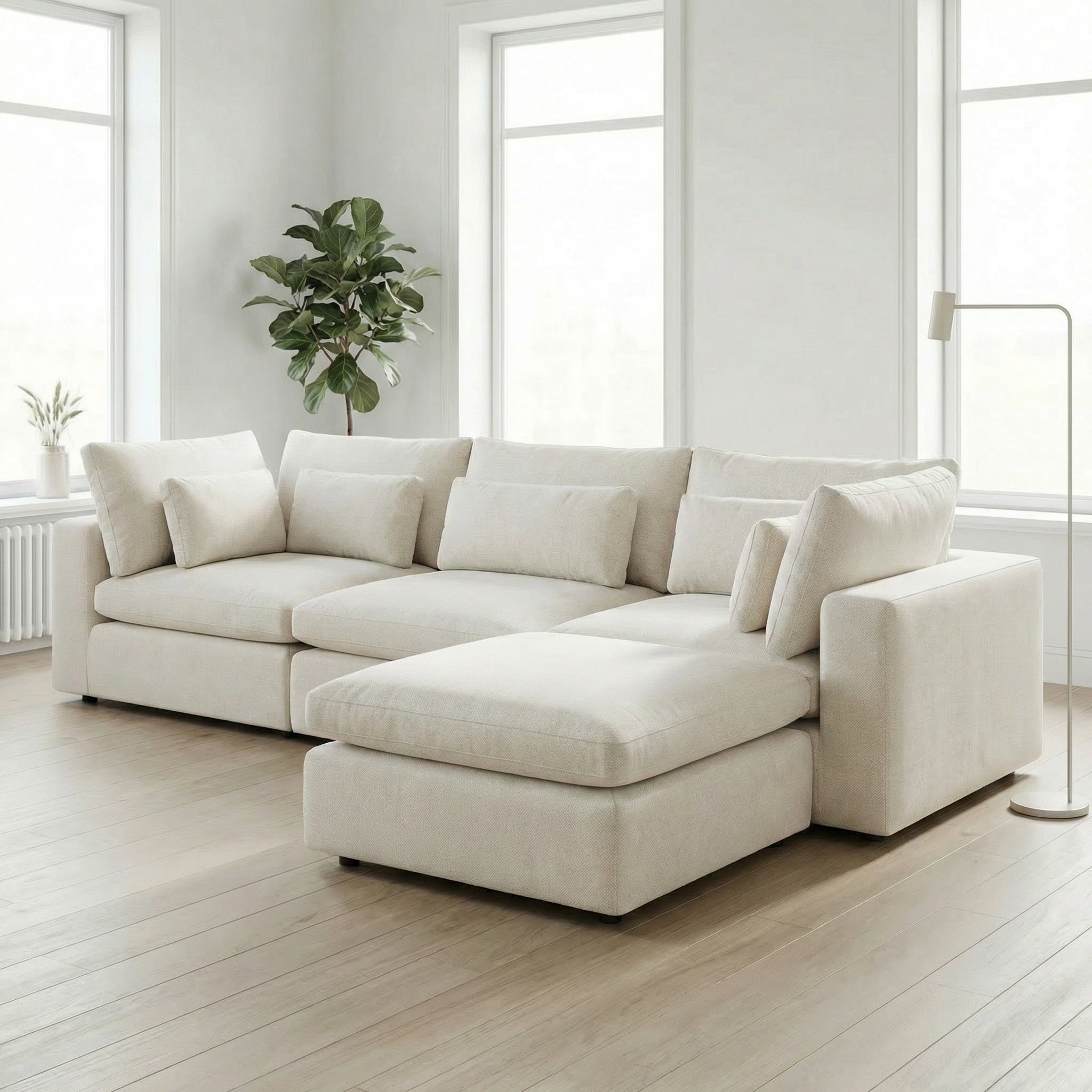 Aria Cloud™ Cloud Modular Sectional | 4-Piece