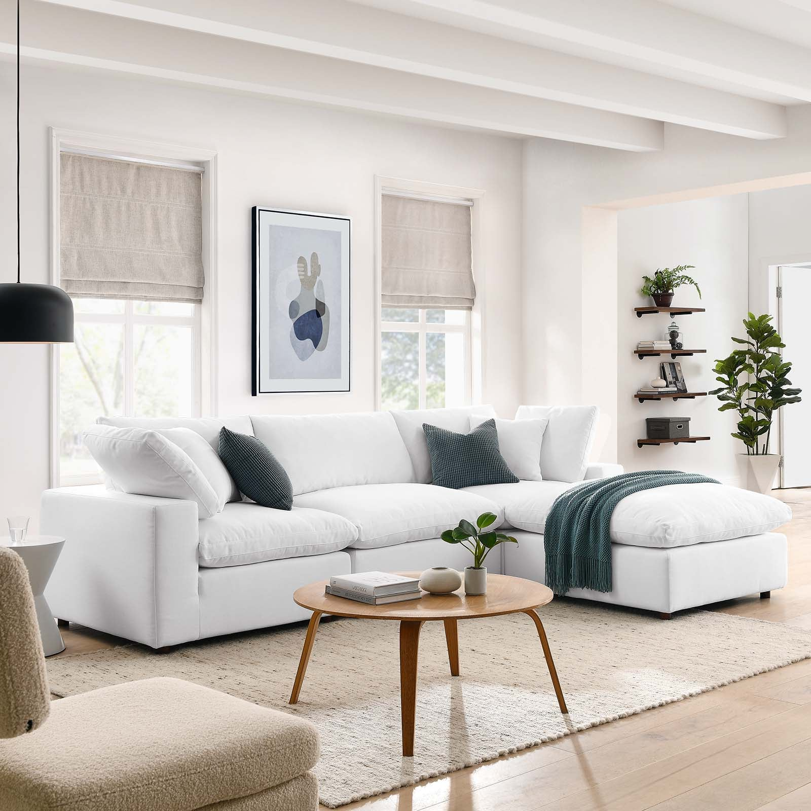 Dream White Cloud Modular Sectional Sofa