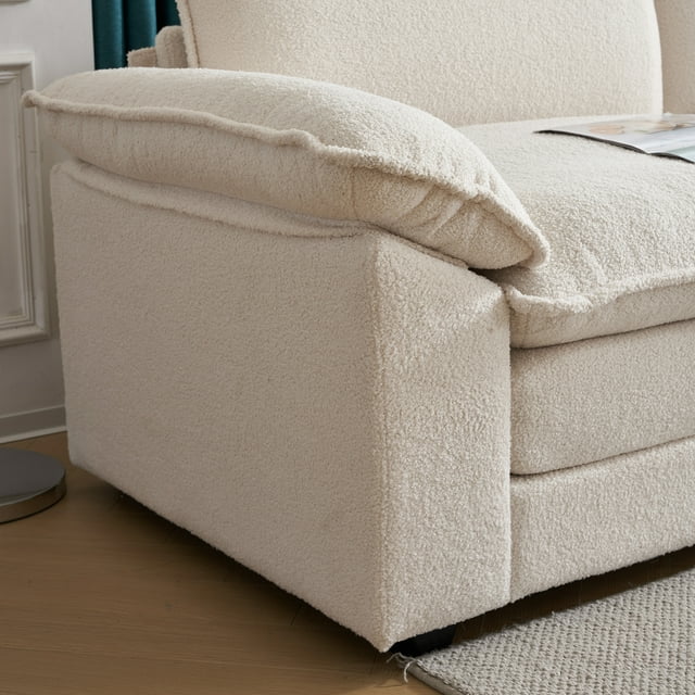 Close up of Dream Mellow Double Cushion Sofa arm rest