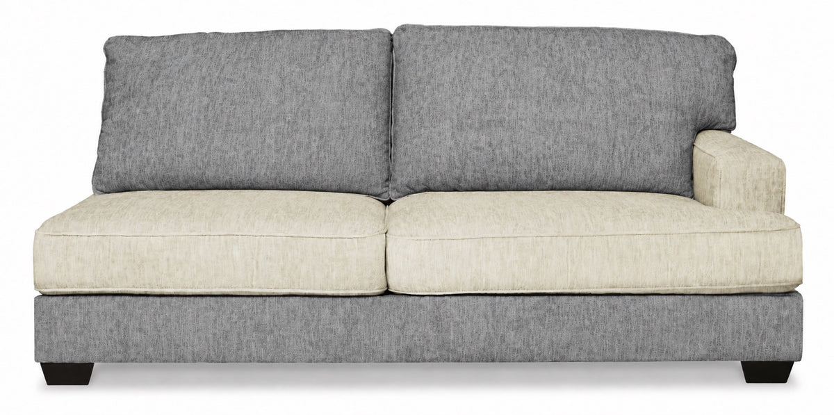 Rawcliffe seat area highlighted in cream with gray back cushions and base for reference.